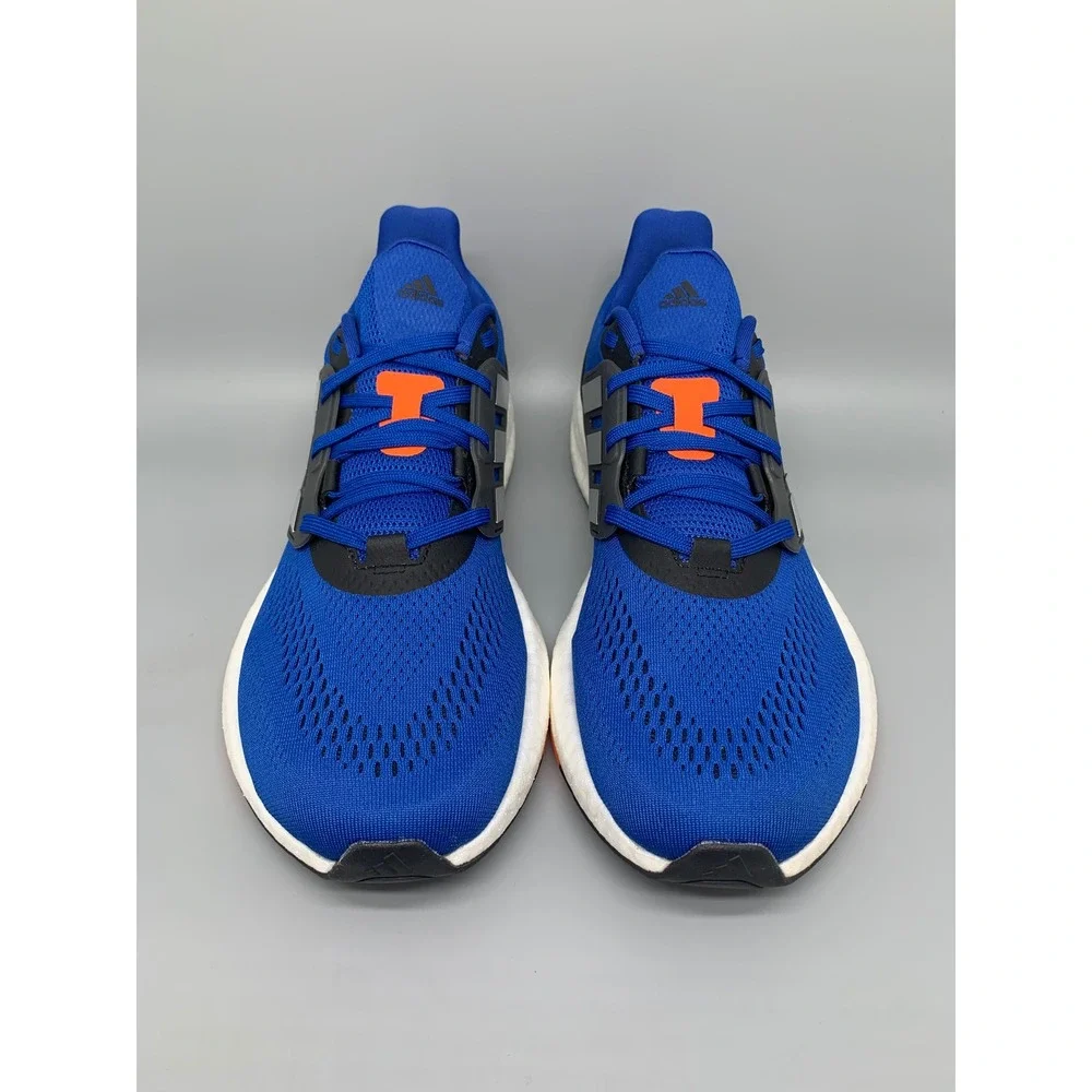 Adidas Pureboost 22 Blue Orange Running Shoes HQ1453 Men's‎ Sz 11